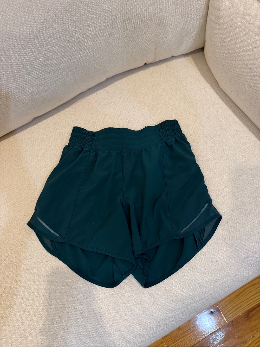 lululemon athletica Deep Teal Women's Running Shorts